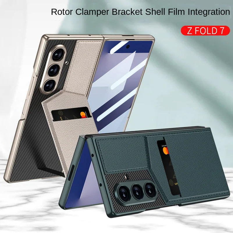 Leather Stand Holder Case  for Z Fold Series