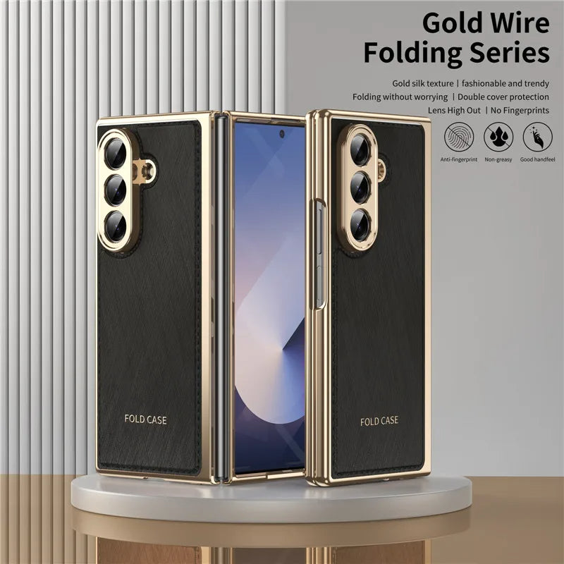 ShockProof Leather Case  for Z Fold Series