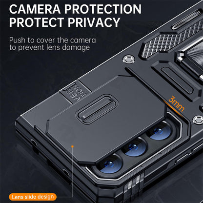 Extreme Z Fold 6, 5, 4 Shockproof Ring Stand Cam Slide Case