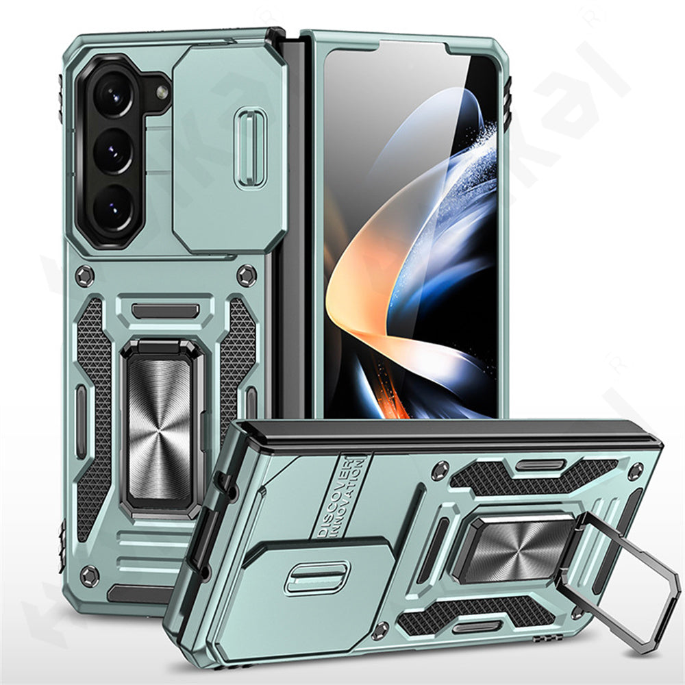 Extreme Z Fold 6, 5, 4 Shockproof Ring Stand Cam Slide Case
