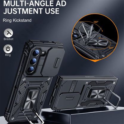 Extreme Z Fold 6, 5, 4 Shockproof Ring Stand Cam Slide Case