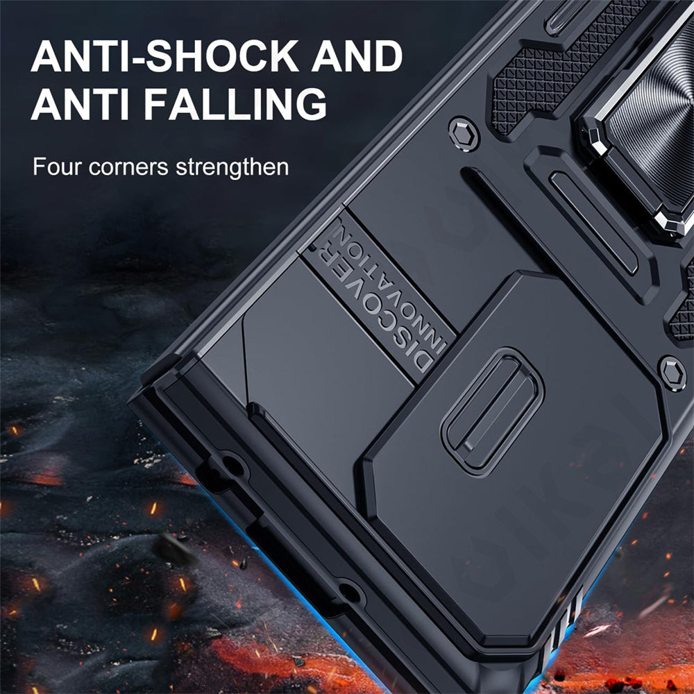 Extreme Z Fold 6, 5, 4 Shockproof Ring Stand Cam Slide Case