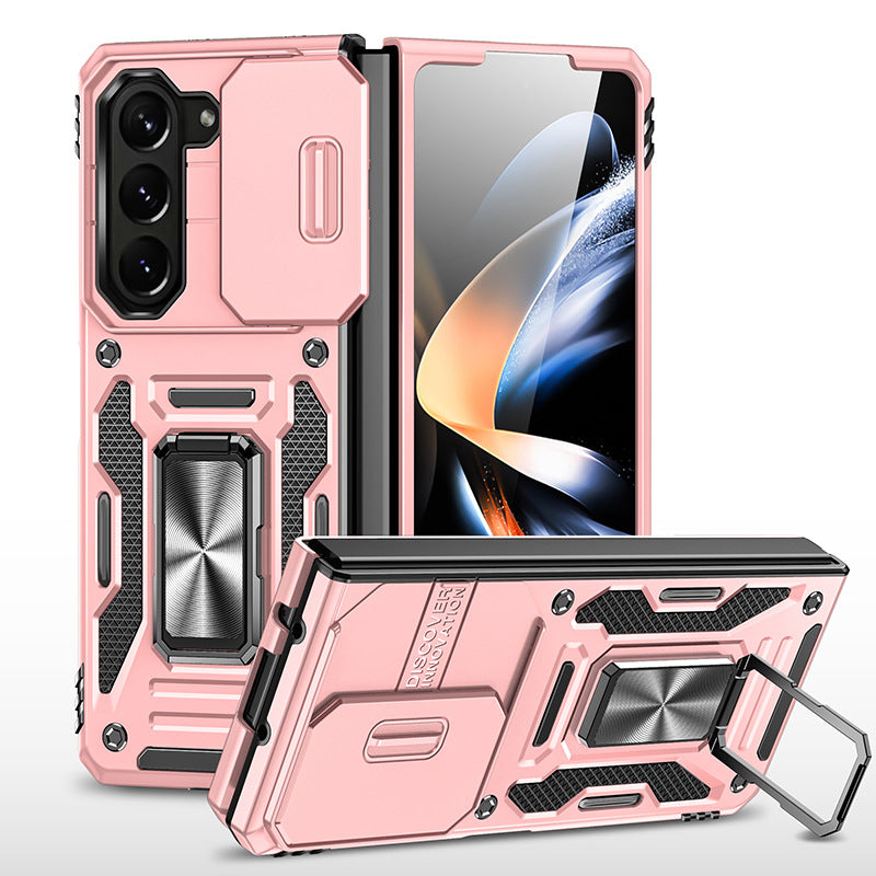 Extreme Z Fold 6, 5, 4 Shockproof Ring Stand Cam Slide Case