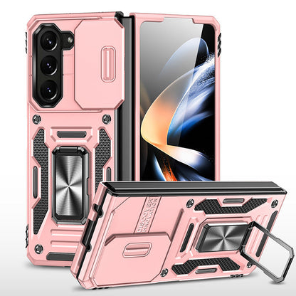 Extreme Z Fold 6, 5, 4 Shockproof Ring Stand Cam Slide Case