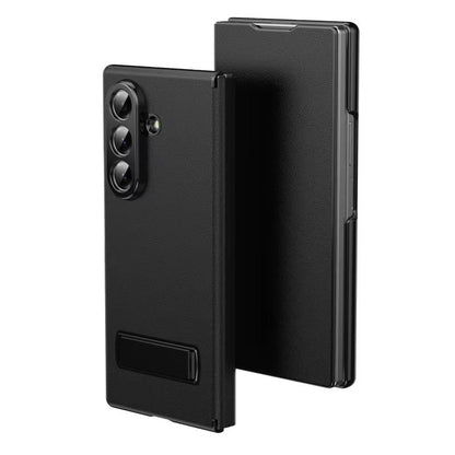 LuxEdge Fold 7,6,5,4– Ultra-Slim Leather Alloy Bracket Case