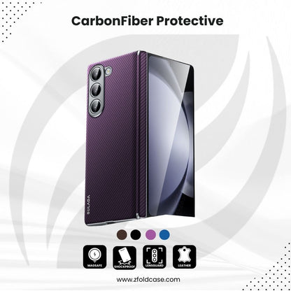 CarbonGuard Z Fold 6, 5, 4 Magnetic Wireless Charging Case