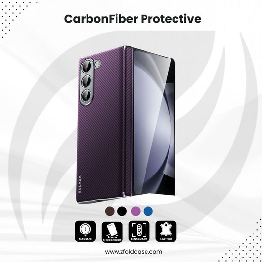 CarbonGuard Z Fold 6, 5, 4 Magnetic Wireless Charging Case