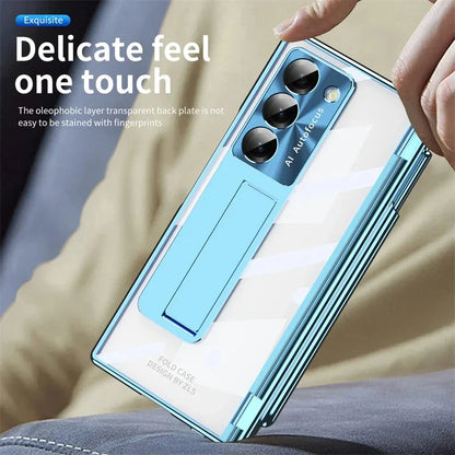 ClearView Z Fold – Transparent Kickstand Case with Full Protection