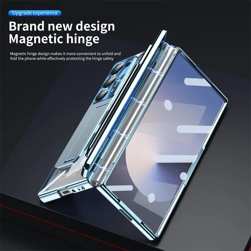 ClearView Z Fold – Transparent Kickstand Case with Full Protection