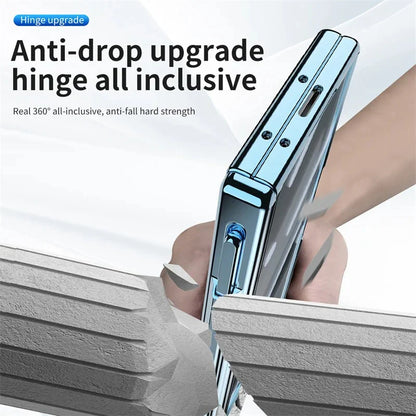 ClearView Z Fold – Transparent Kickstand Case with Full Protection