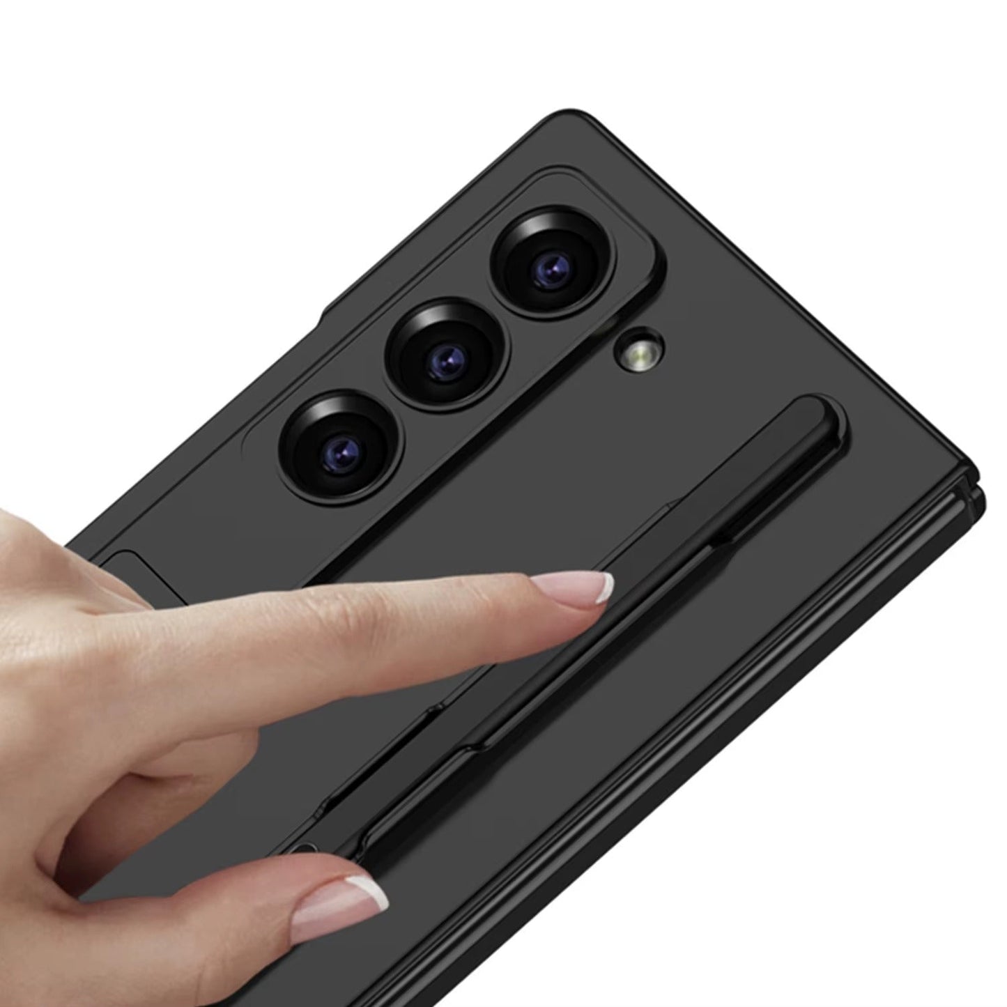 FlexNote Z Fold – Premium Stylus Stand Case