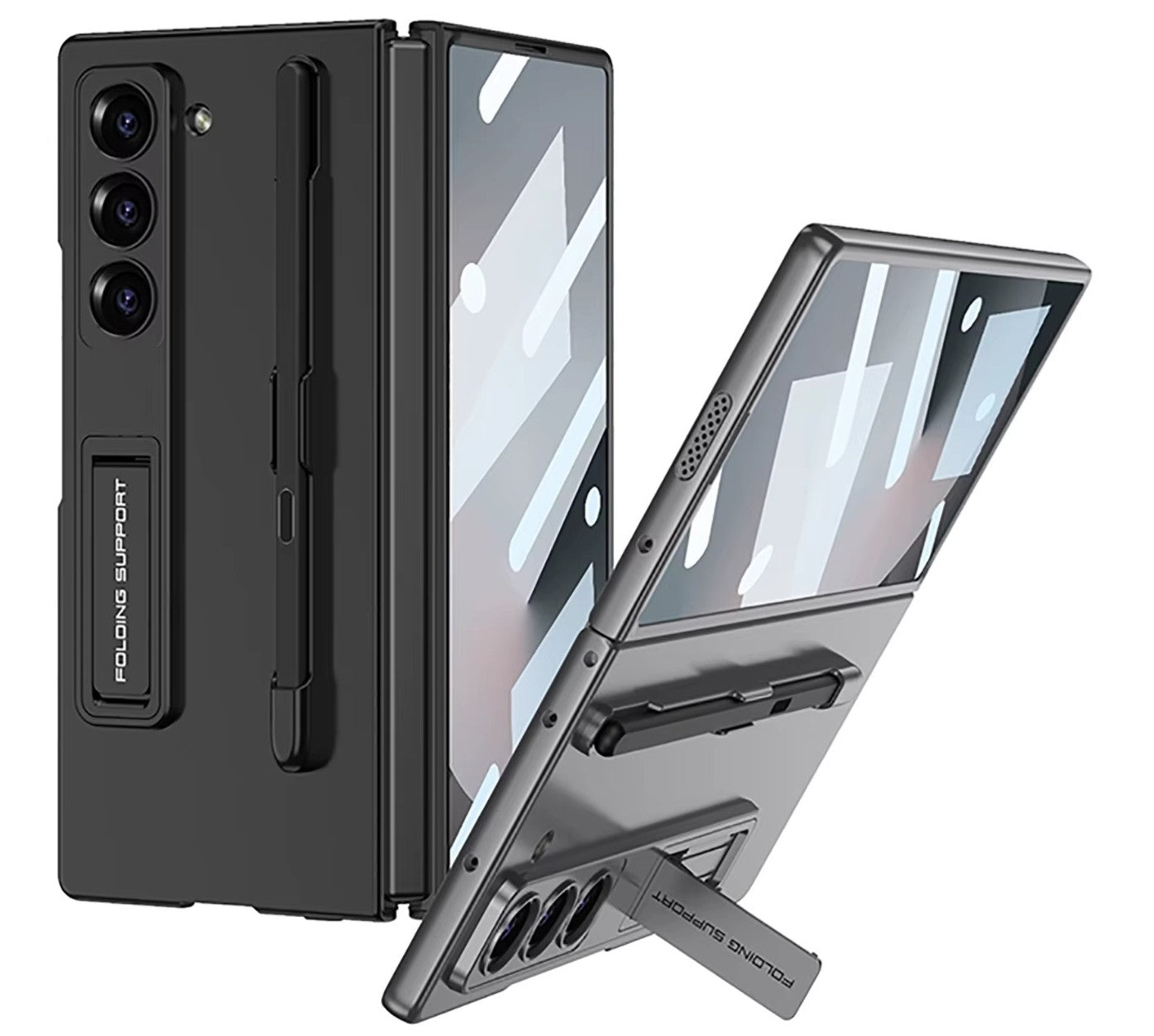 FlexNote Z Fold – Premium Stylus Stand Case
