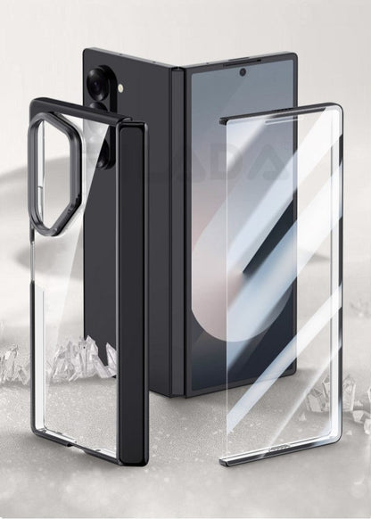 LuxuryGuard Z Fold 7, 6 MagSafe Transparent Case
