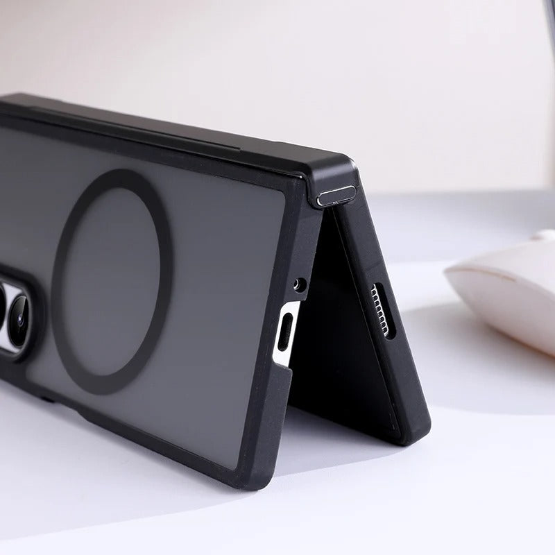 ClearMag Fold – Transparent MagSafe Case for Z Fold 7, 6, 5, 4