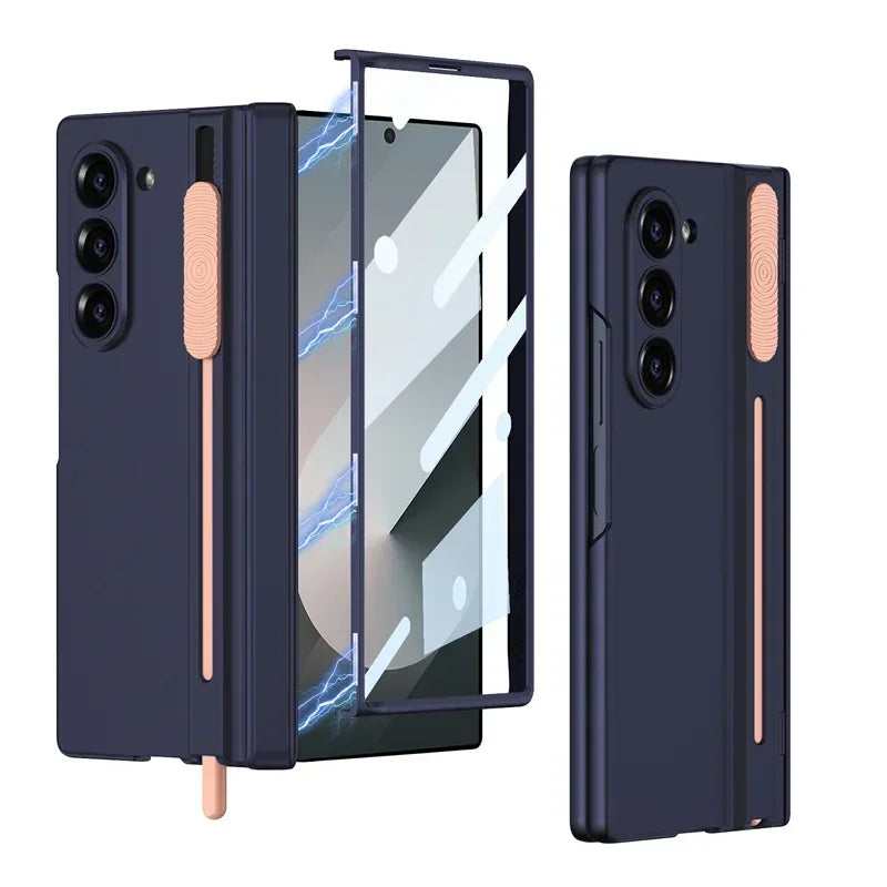MagCore Ultra-Slim Shield Z Fold 7, 6, 5 - Magnetic Hinge & Stylus Holder Case