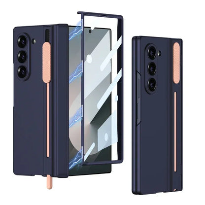MagCore Ultra-Slim Shield Z Fold 7, 6, 5 - Magnetic Hinge & Stylus Holder Case