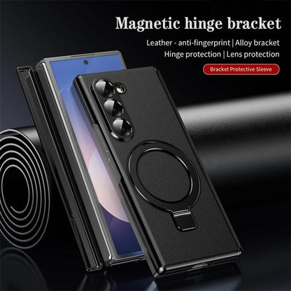 MagLeather Fold – Z Fold MagSafe Leather Case with Glass & Hinge Protection
