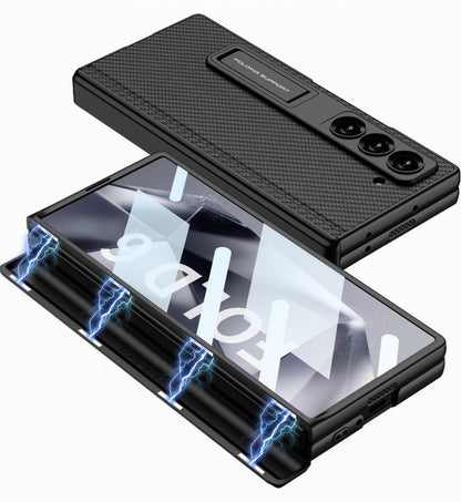 MagLeather Z Fold 6, 5 , 4 , 3 PU Hinge Case