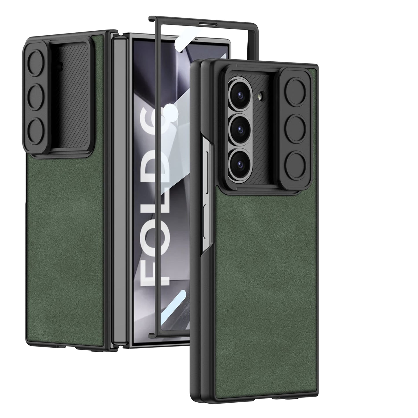 RegalArmor Z Fold 6 PU Leather Shockproof Case