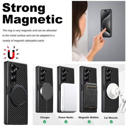 RingGlide Fold 7,6,5 Ultra-Slim Faux Leather MagSafe with  Stand  Case