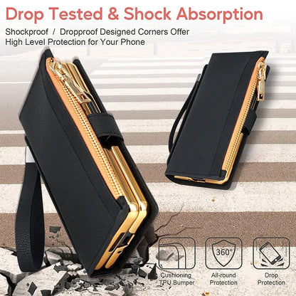 FlexiSecure Z Fold 6, 5, 4 RFID Blocking Wallet Case
