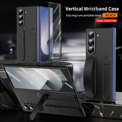 SilkGuard Z Fold 6, 5 and 4 Elastic Strap,  Kickstand Case