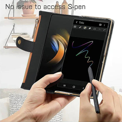 FlexiSecure Z Fold 6, 5, 4 RFID Blocking Wallet Case