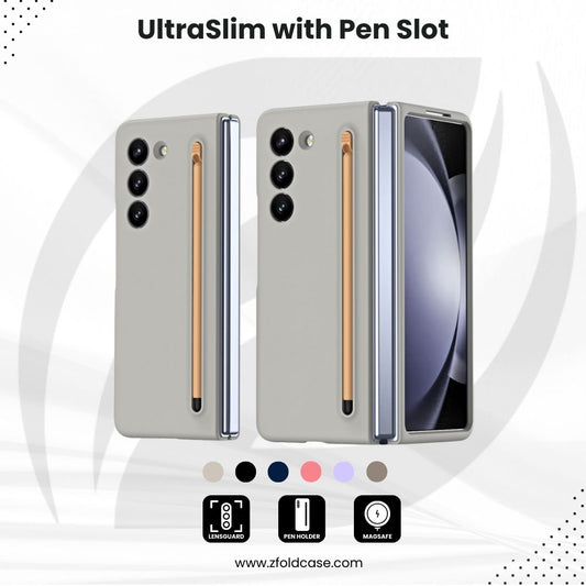 UltraSlim Z Fold 6, 5, 4, 3 Case with Pen Slot