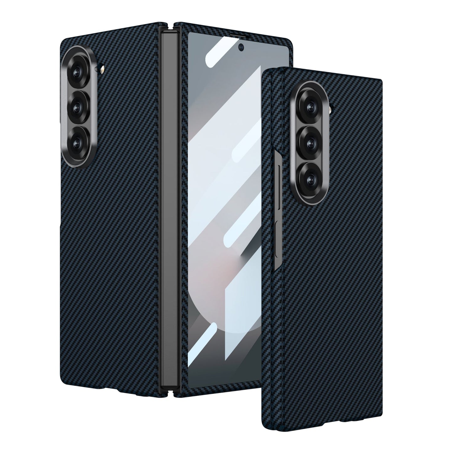 Ultra-Thin Carbon Fiber Z Fold 7, 6,5  MagSafe & Screen Protection Case