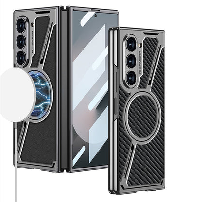 Z Luxe Magnetic Leather Z Fold 7, 6 , 5 Premium Protection Case