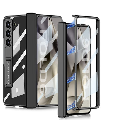 ShieldGuard Z Fold 6 Magnetic Kickstand Clear Case