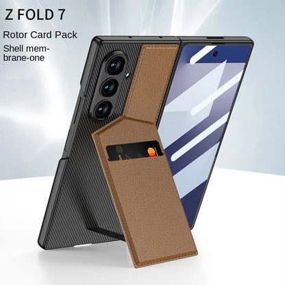Leather Stand Holder Case  for Z Fold Series
