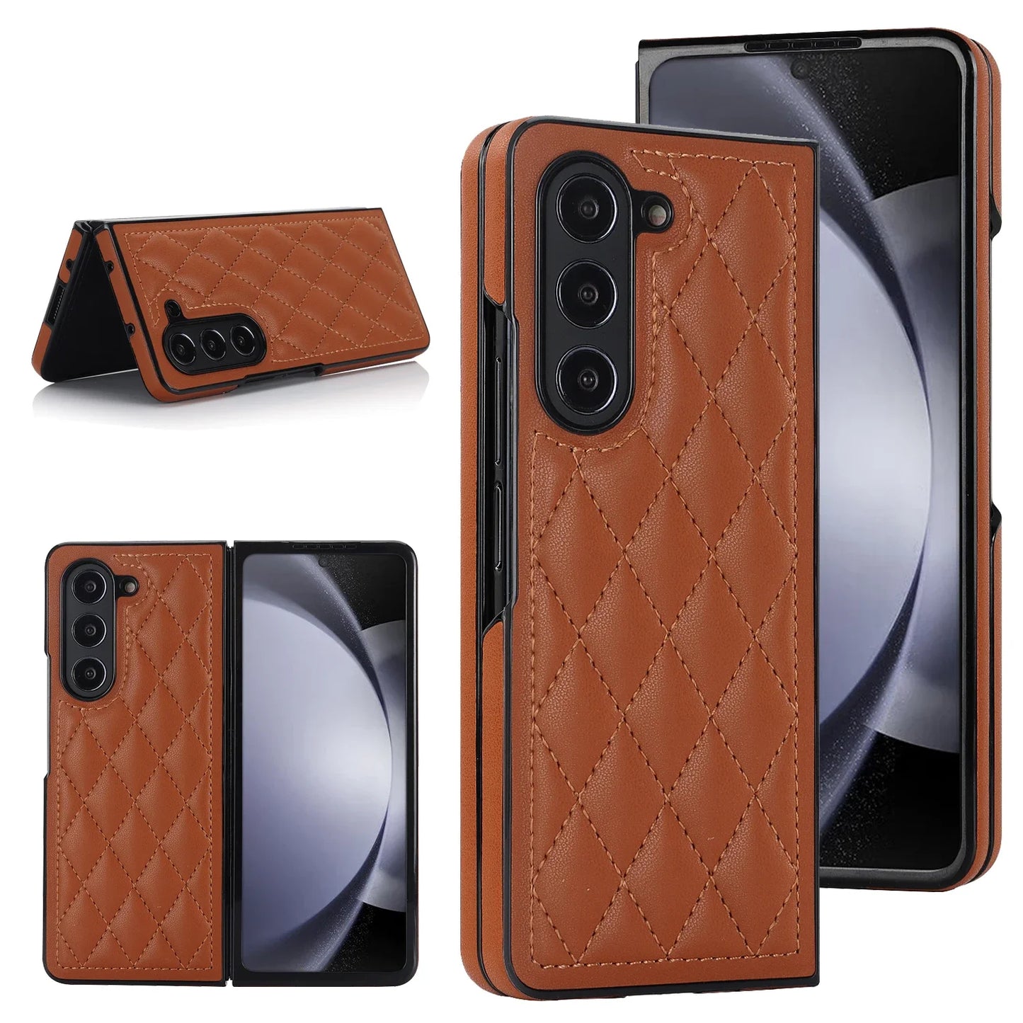 Luxury Leather Bracker For Z Fold Series