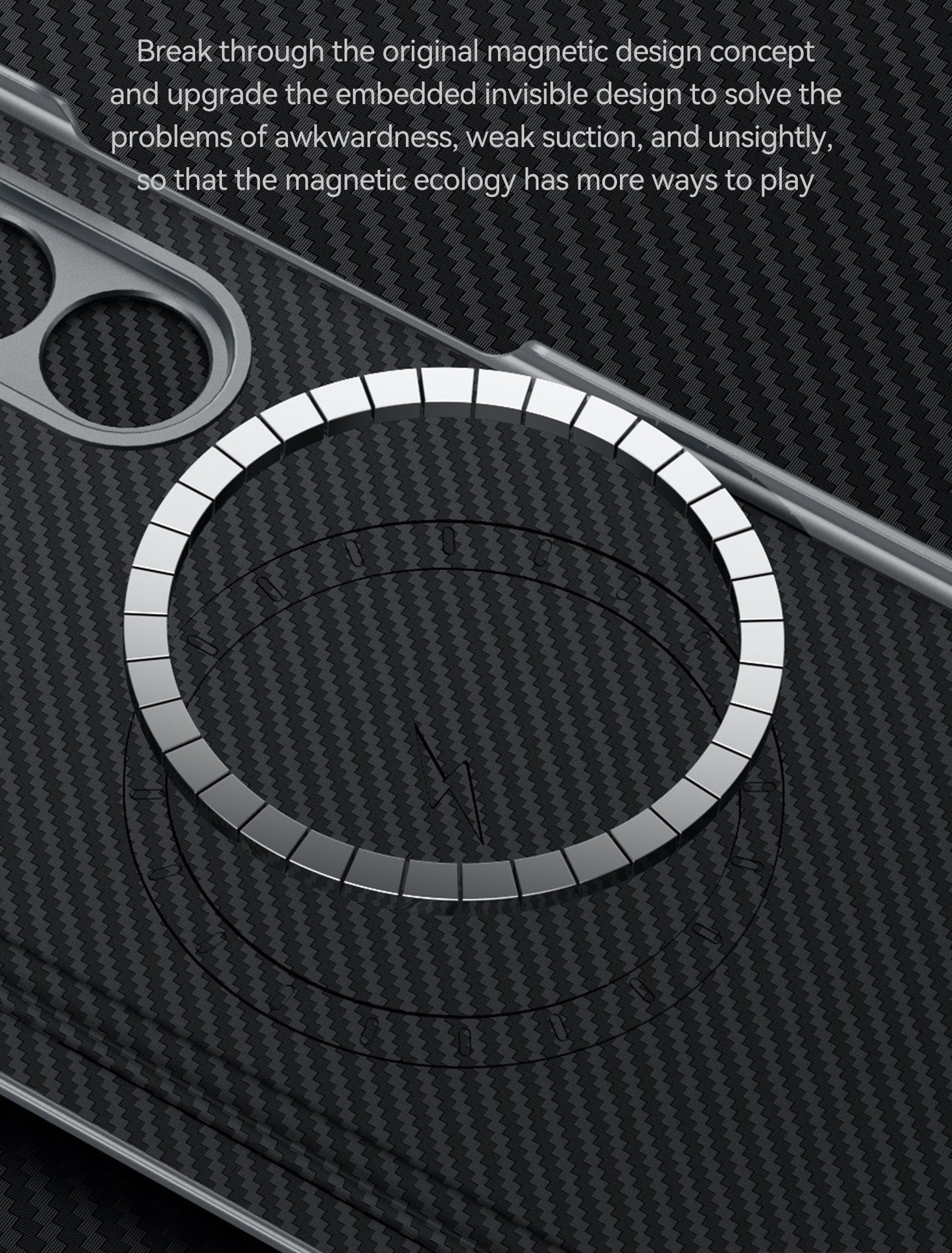 CarbonGuard Z Fold 6, 5, 4 Magnetic Wireless Charging Case