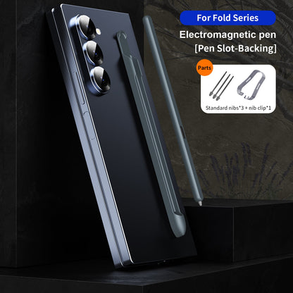 SlimTouch Electromagnetic S Pen with Adhesive Pen Slot for Z Fold 7/6/5/4