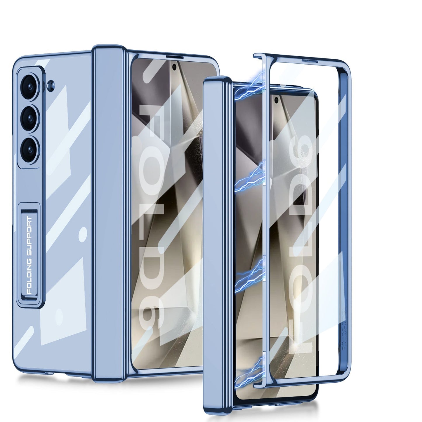 ShieldGuard Z Fold 6 Magnetic Kickstand Clear Case