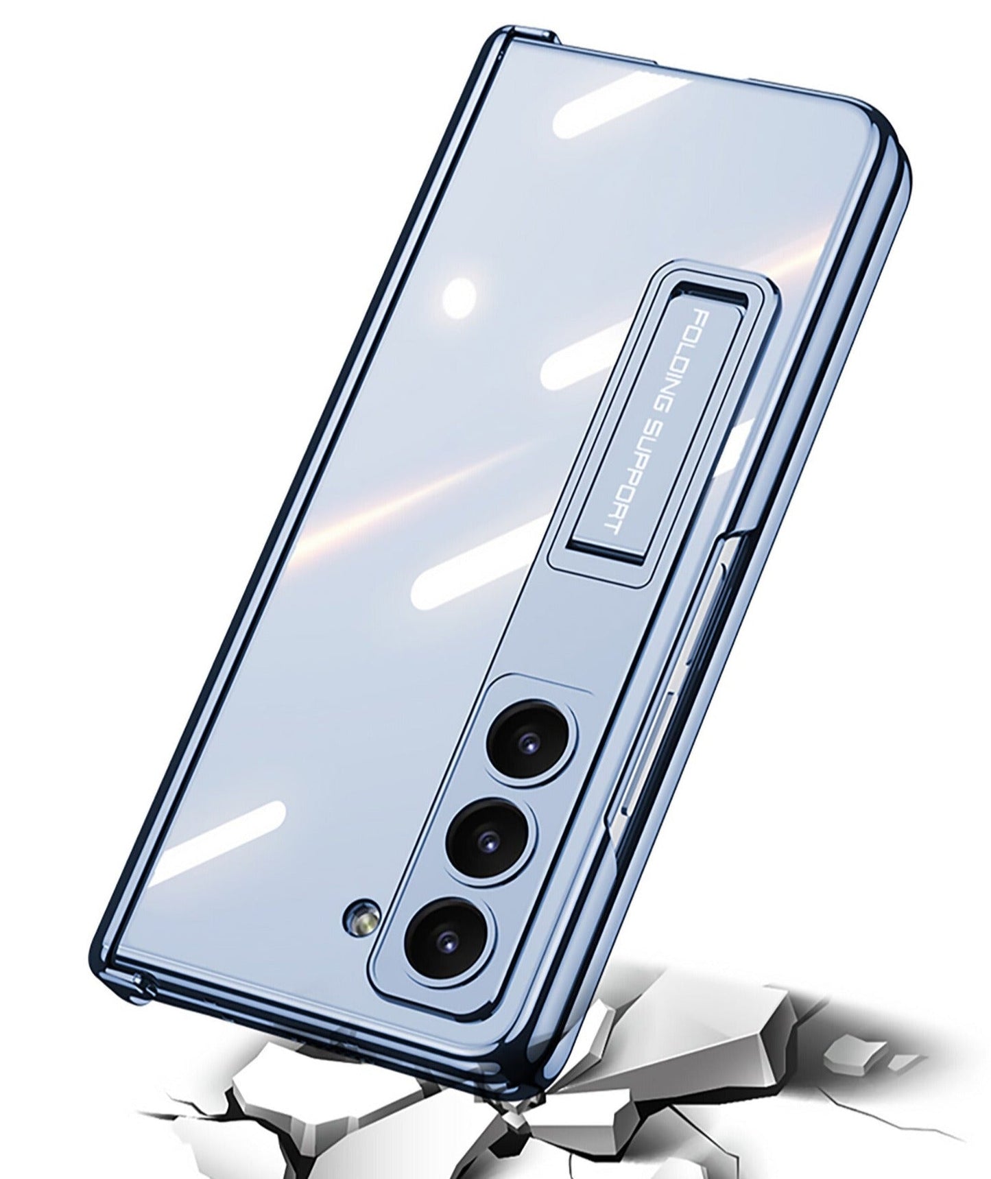 ShieldGuard Z Fold 6 Magnetic Kickstand Clear Case