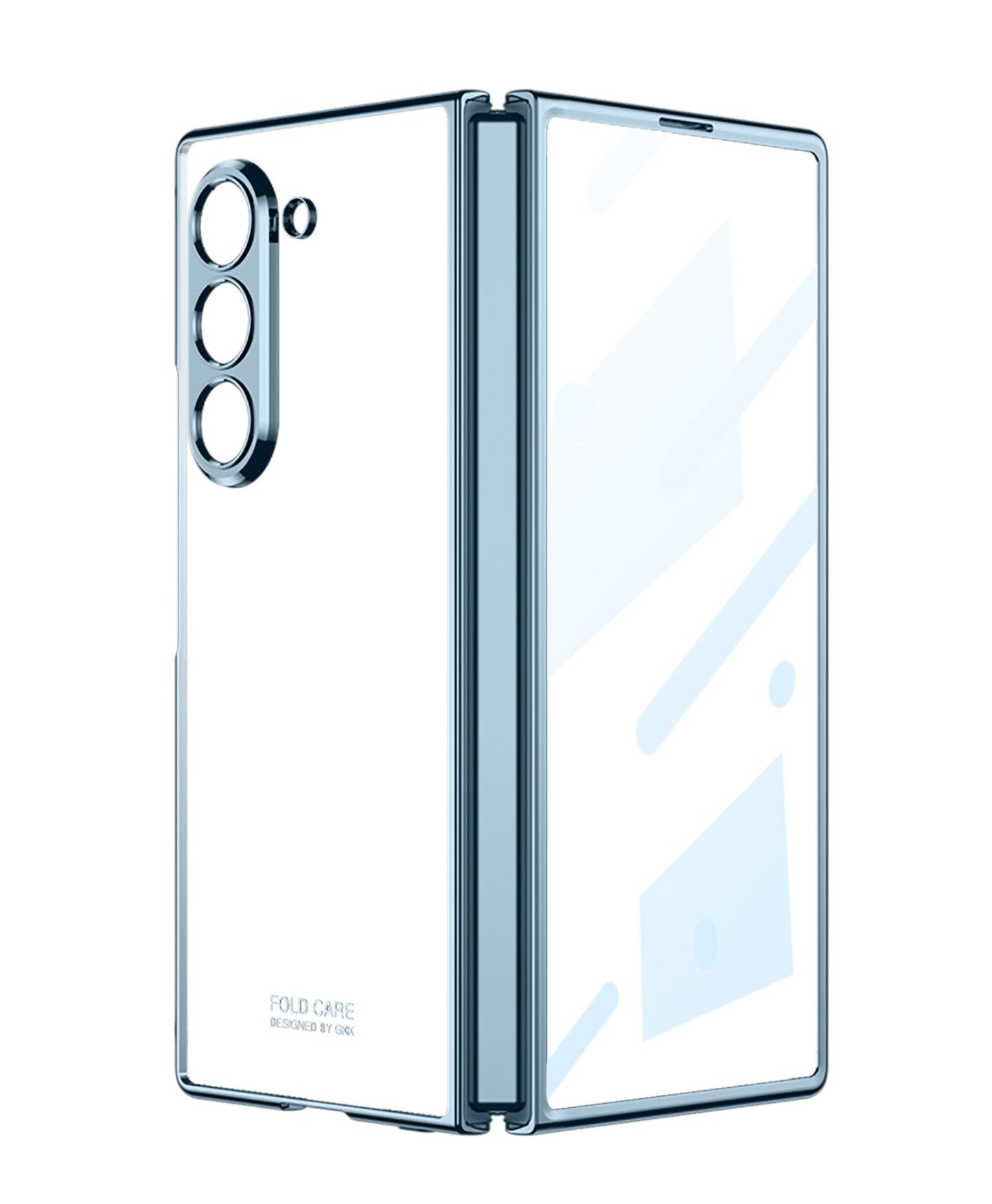CrystalGuard Z Fold 6, 5 Plating Screen Glass Case