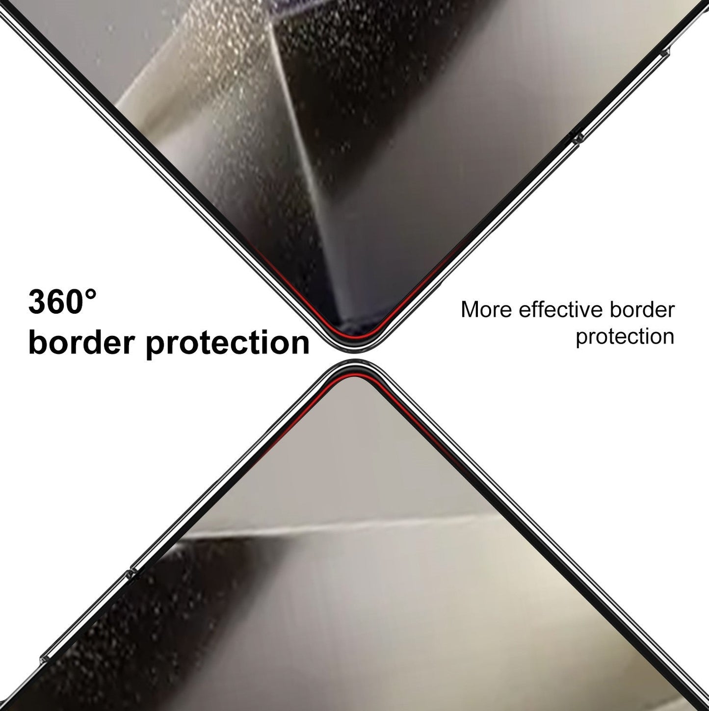 CrystalGuard Z Fold 6, 5 Plating Screen Glass Case