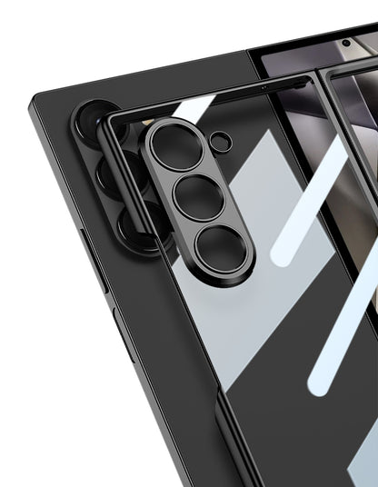 CrystalGuard Z Fold 6, 5 Plating Screen Glass Case