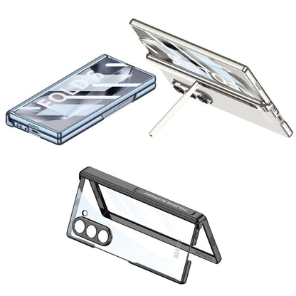 CrystalMag Z Fold 6 Transparent Magnetic Hinge Case