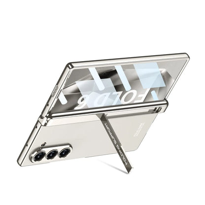 CrystalMag Z Fold 6 Transparent Magnetic Hinge Case