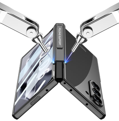CrystalMag Z Fold 6 Transparent Magnetic Hinge Case