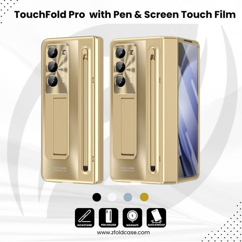 TouchFold Pro – Z Fold Case with Pen & Screen Touch Film