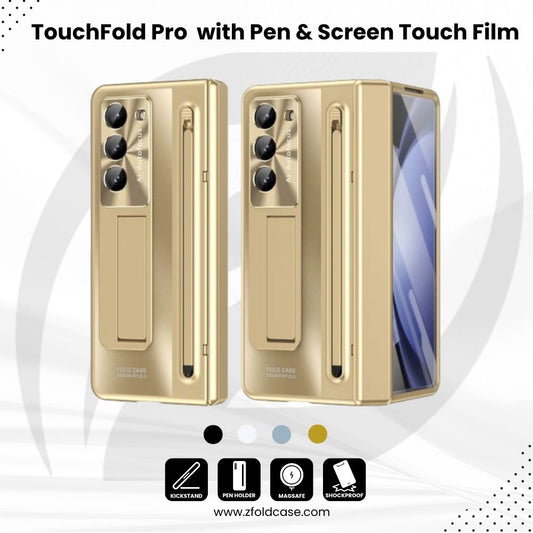 TouchFold Pro – Z Fold Case with Pen & Screen Touch Film
