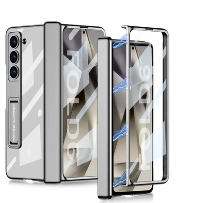 ShieldGuard Z Fold 6 Magnetic Kickstand Clear Case