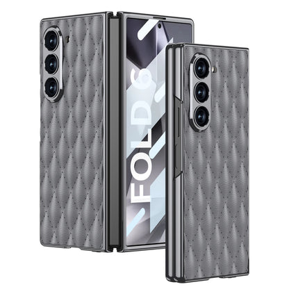 Luxury Plating Diamond Leather Case For Z Fold Series