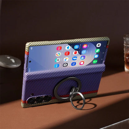 MagGrip Fold –Z Fold 7, 6, 5  Carbon Fiber Magnetic Hinge Case