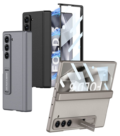 MagLeather Z Fold 6, 5 , 4 , 3 PU Hinge Case