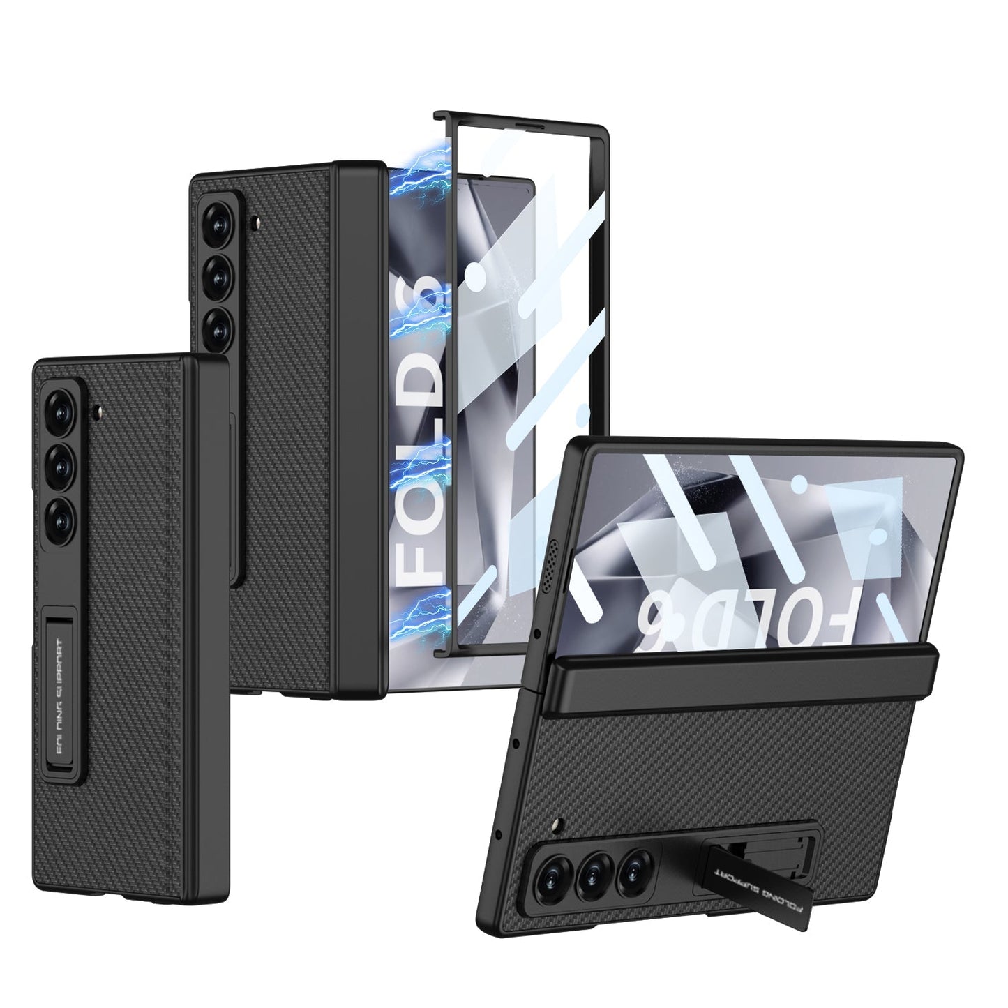 MagLeather Z Fold 6, 5 , 4 , 3 PU Hinge Case